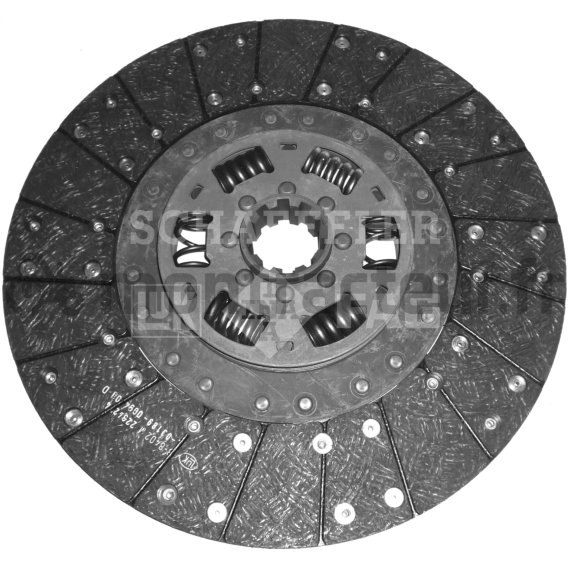 DISQUE D'AVANCEMENT ORGANIQUE RESSORT - LIBRE Ø 330 - 1.3/4'' - 10 POUR FORD - NEW HOLLAND