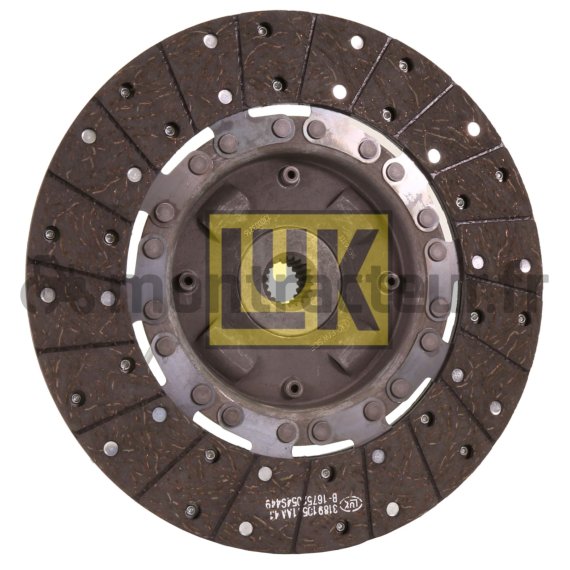 DISQUE D'AVANCEMENT ORGANIQUE RESSORT - LIBRE Ø 302 - 1.1/8'' - 21 LUK