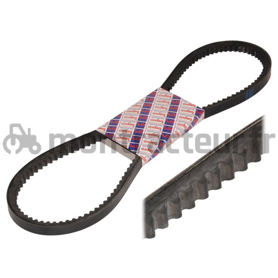PAIRE DE COURROIES TRAPÉZOÏDALE 10 X 1375 LA