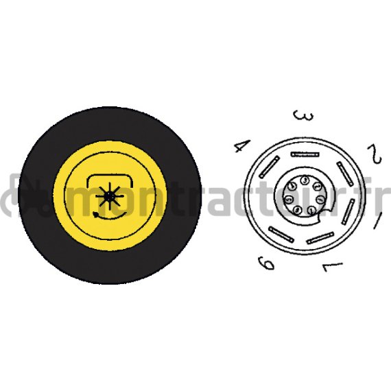 BOUTON POUSSOIR PRISE DE FORCE