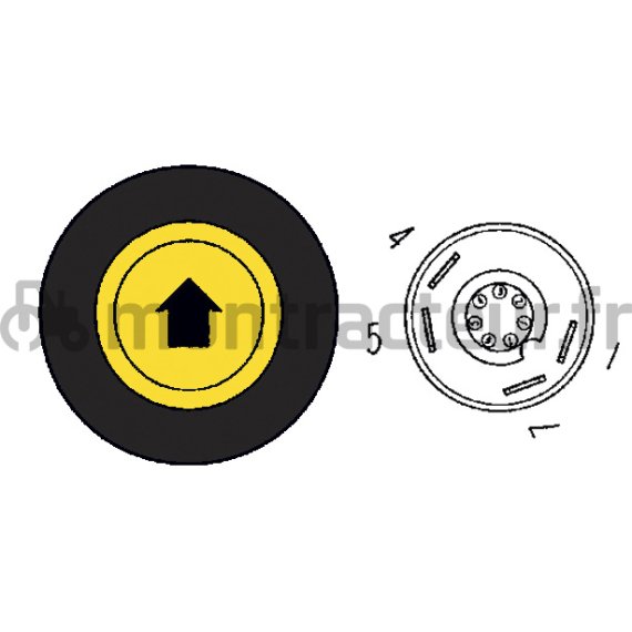 BOUTON POUSSOIR RELEVAGE