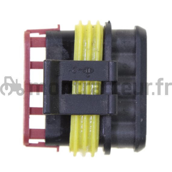 CONNECTEUR SUPERSEAL 1.5 MM MÂLE POUR COSSE FEMELLE - 5 PÔLES