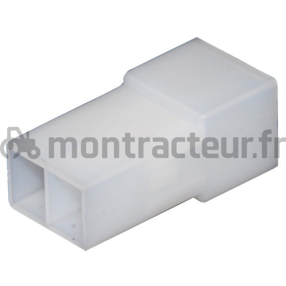 CONNECTEUR STANDARD FEMELLE 6.3 MM 2 PÔLES POUR COSSE MÂLE