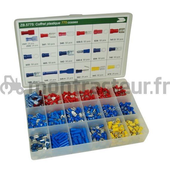 ASSORTIMENT COSSES ISOLÉES (BLISTER 775 PIÈCES)