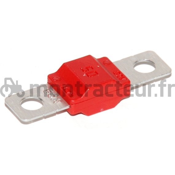 FUSIBLE MIDIVAL 50A - ROUGE - (BLISTER 1 PIÈCE)
