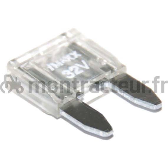 FUSIBLE MINI FICHES PLATES 25A - TRANSPARENT (BLISTER 5 PIÈCES)