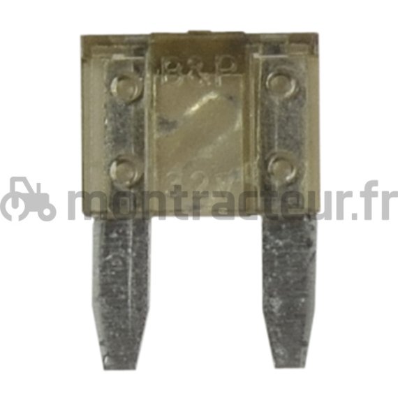 FUSIBLE MINI FICHES PLATES 2A - GRIS (BLISTER 5 PIÈCES)