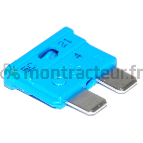 FUSIBLE STANDARD FICHES PLATES 15A - BLEU (BLISTER 10 PIÈCES)