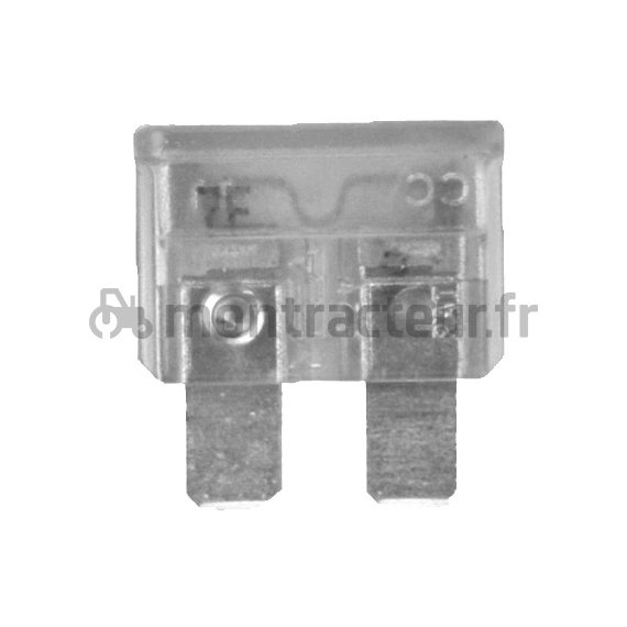 FUSIBLE STANDARD FICHES PLATES 25A - TRANSPARENT (BLISTER 10 PIÈCES)