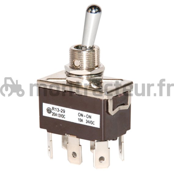 INTERRUPTEUR A LEVIER (ON)-OFF-(ON)