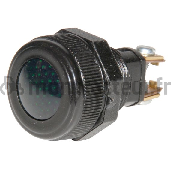 VOYANT LUMINEUX VERT - Ø 17.5 MM