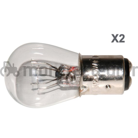 AMPOULE 12V - PH 12499 - 21/5W - BAY 15D - (BLISTER 2 PIÈCES)