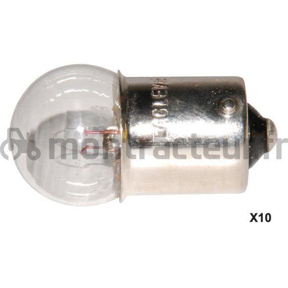 AMPOULE 12V - 5W - BA15S - R5 - (BLISTER 10 PIÈCES)