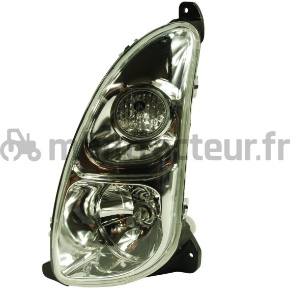 OPTIQUE DE PHARE AVANT - GAUCHE - 162 X 356 MM