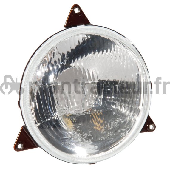OPTIQUE DE PHARE AVANT - Ø 125 MM