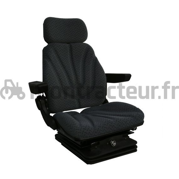 SIÈGE PNEUMATIQUE 12V NOIR