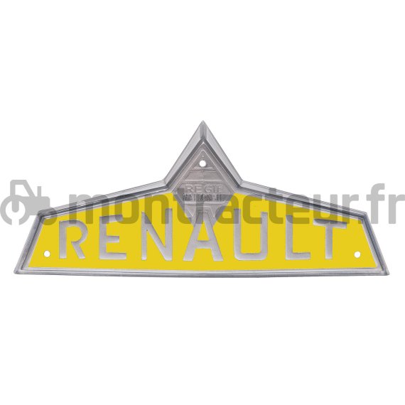 EMBLÈME FRONTAL JAUNE RENAULT