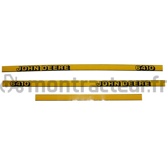 JEU DE DÉCALCOMANIES JOHN DEERE 6410 + SE