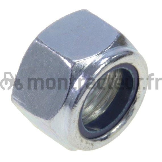 ÉCROU DE SÉCURITÉ HEXAGONAL ZINC DIN 985 M10 (BOÎTE 200 PIÈCES)