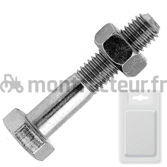 BOULON TH ZN 8.8 - DIN 931 M10X 40 MM (BLISTER 10 PIÈCES)