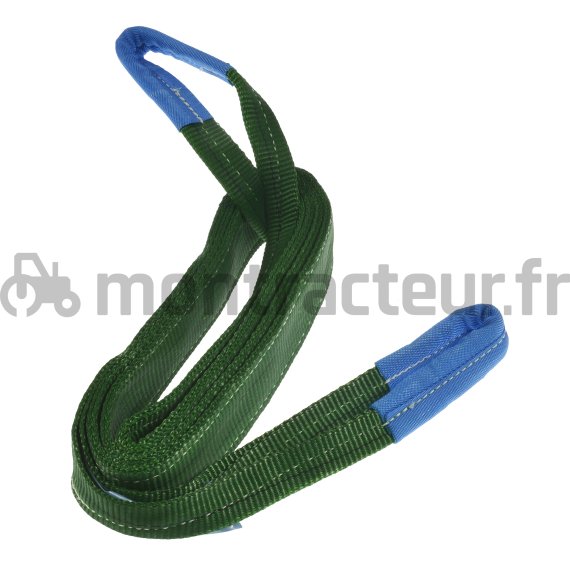 ÉLINGUE-SANGLE PLATE CAPACITÉ 2 T. - 3 M (BLISTER 1 PIÈCE)