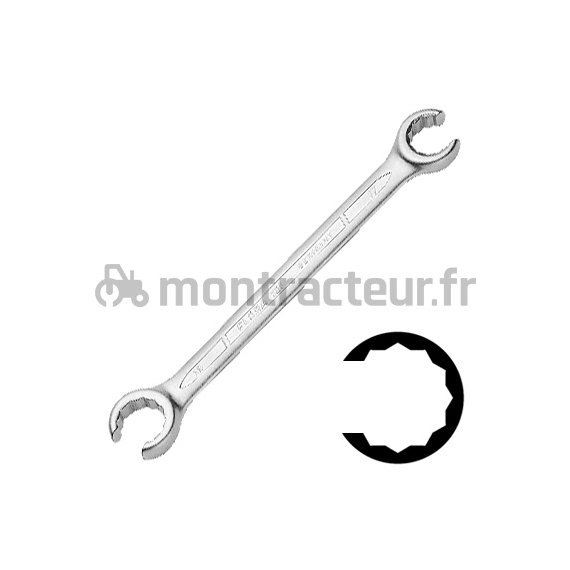 CLÉ À TUYAUTER 16 X 18 MM