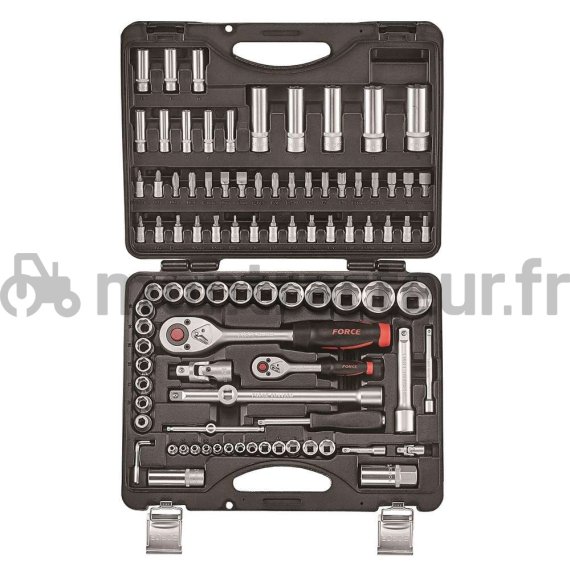 JEU DE DOUILLES 1/2''- 1/4'' (BLISTER 94 PIÈCES)
