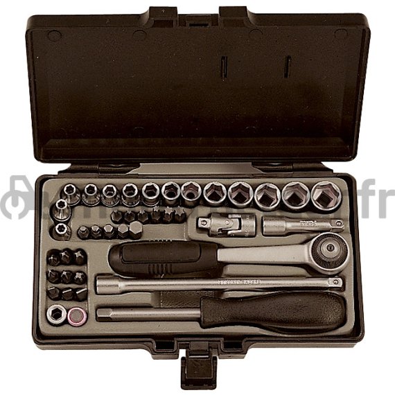 JEU DE DOUILLES 1/4'' (BLISTER 42 PIÈCES)