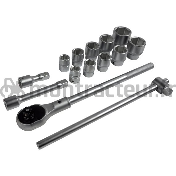 JEU DE DOUILLES 3/4'' 22-50 MM (BLISTER 14 PIÈCES)