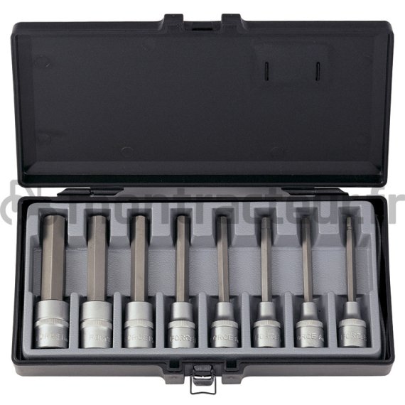 JEU DE DOUILLES 6 PANS LONGUES 1/2''