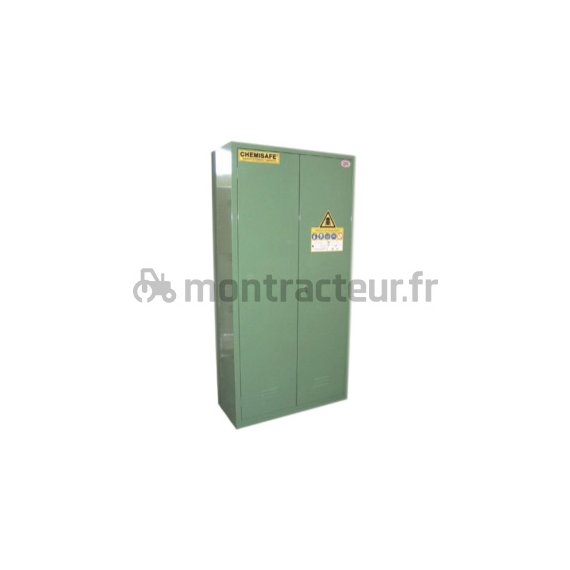 ARMOIRE PHYTOSANITAIRE 2 PORTES 1000 X 450 X 2000 MM - VERT