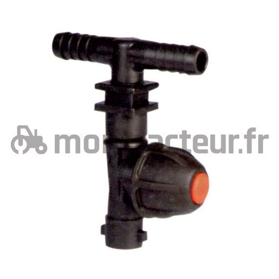 PORTE-BUSE DOUBLE ENTRÉE RACCORD RAPIDE - ANTI-GOUTTE - 13 MM