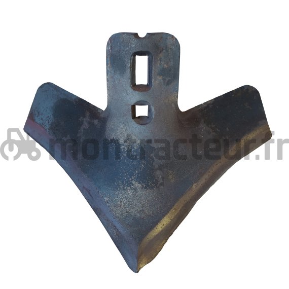 SOC COEUR PATTE D'OIE BORE - L250X8 EA30/45 2TR.