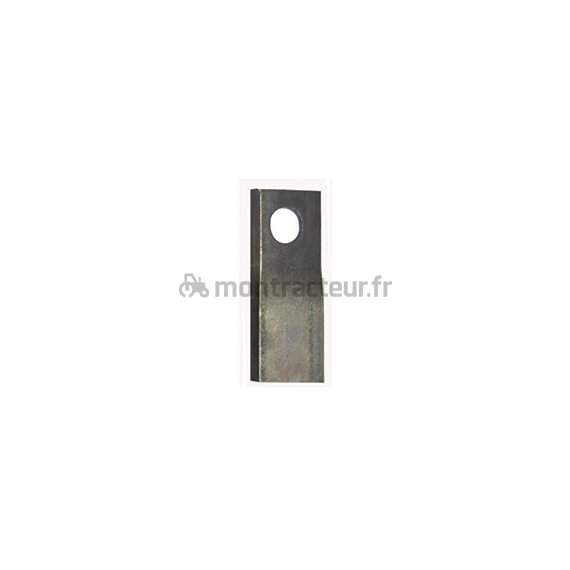 COUTEAU DE FAUCHEUSE DROIT 126 X 48 X 4 MM - Ø 20.5/23 MM (BLISTER 25 PIÈCES)