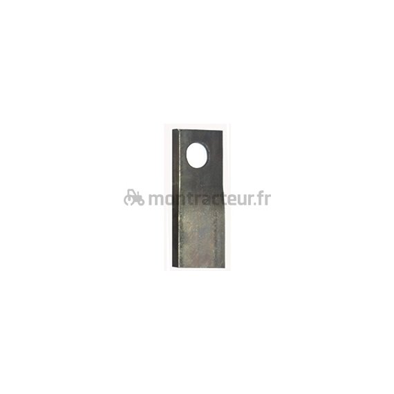 COUTEAU DE FAUCHEUSE GAUCHE 126 X 48 X 4 MM - Ø 20.5/23 MM (BLISTER 25 PIÈCES)