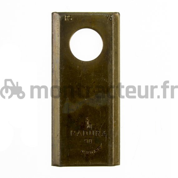 COUTEAU DE FAUCHEUSE 90 X 40 X 3 MM - Ø 19 MM (BLISTER 25 PIÈCES)