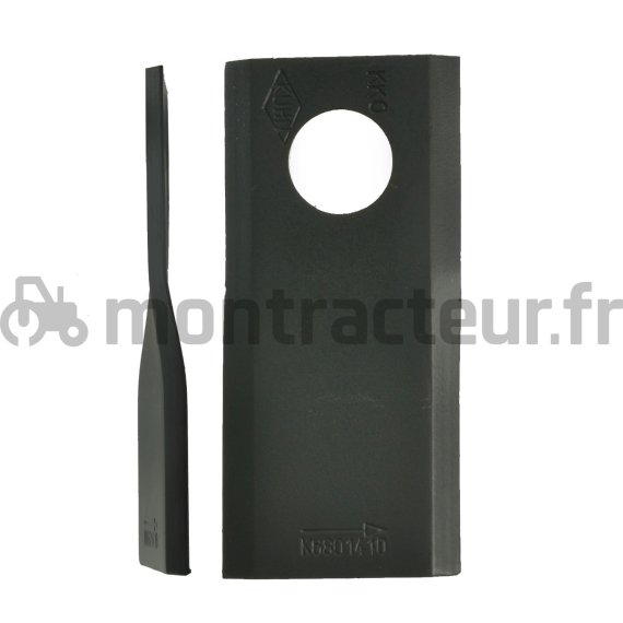 COUTEAU DE FAUCHEUSE GAUCHE 105 X 50 X 4 MM - Ø 20.50 MM (BLISTER 24 PIÈCES)