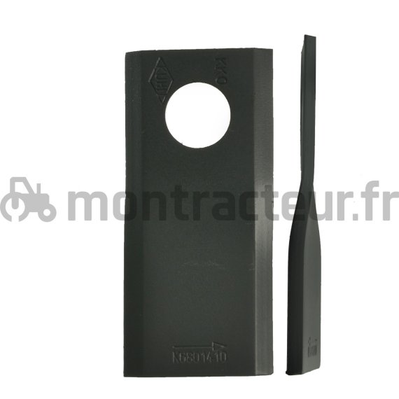 COUTEAU DE FAUCHEUSE DROIT 105 X 50 X 4 MM - Ø 20.50 MM (BLISTER 24 PIÈCES)