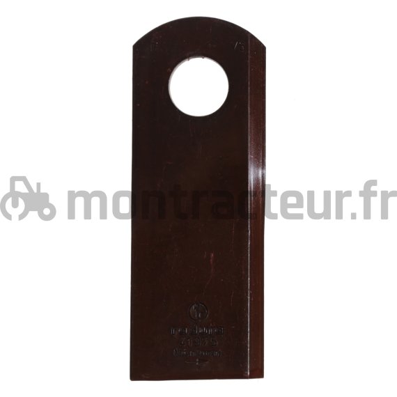 COUTEAU DE FAUCHEUSE DROIT 129 X 48 X 4 MM - Ø 21 MM (BLISTER 25 PIÈCES)