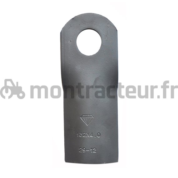COUTEAU DE FAUCHEUSE 132 X 34 X 4 MM - Ø 20.2 /22.8 MM (BLISTER 25 PIÈCES)