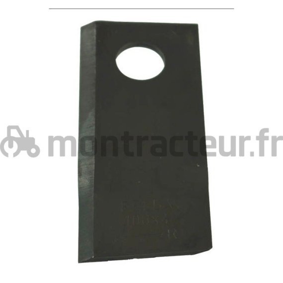 COUTEAU DE FAUCHEUSE DROIT 106 X 48 X 4 MM - Ø 19 MM (BLISTER 1 PIÈCE)