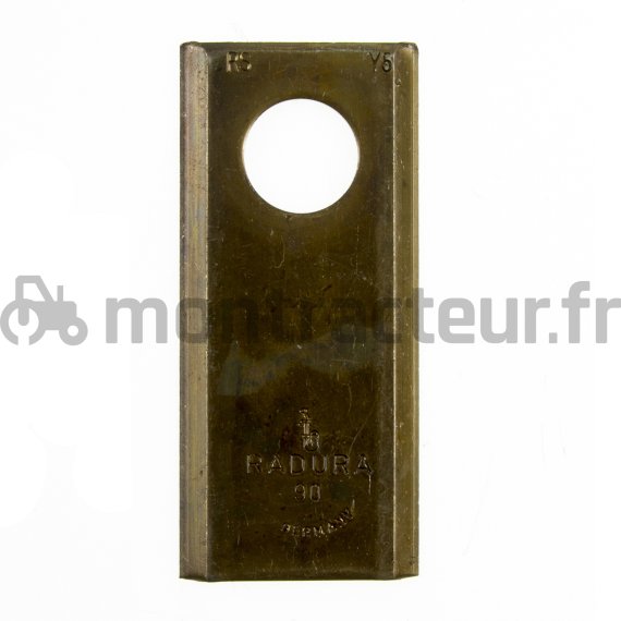 COUTEAU DE FAUCHEUSE 96 X 40 X 3 MM - Ø 19 MM (BLISTER 12 PIÈCES)