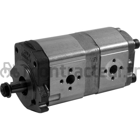POMPE HYDRAULIQUE DOUBLE 14 + 8 CC