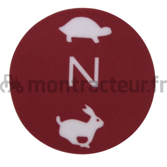 SYMBOLE POUR POMMEAU DE VITESSE NEUTRE