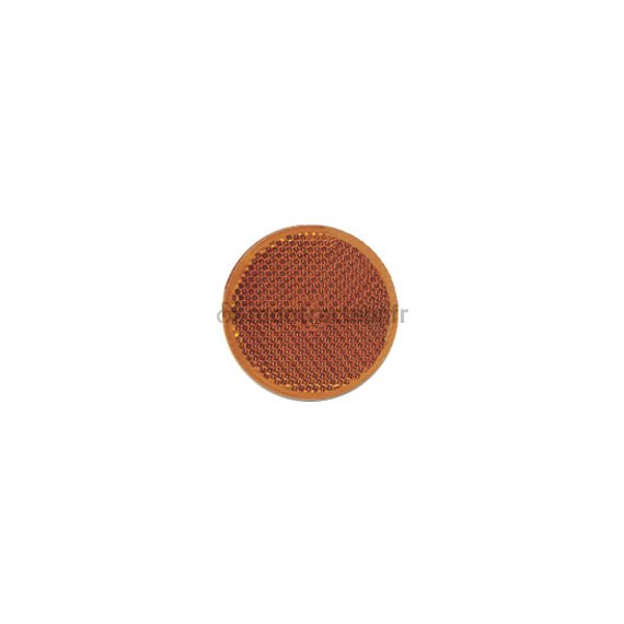CATADIOPTRE ORANGE A COLLER ROND - Ø 54 MM