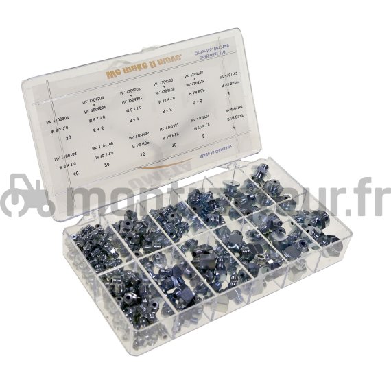 ASSORTIMENT DE GRAISSEURS (BLISTER 170 PIÈCES)