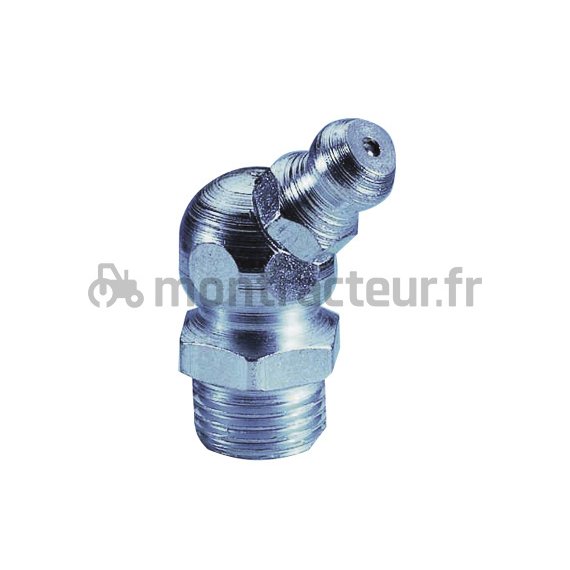 GRAISSEURS 45° H2 1/4'' -28 NF/UNF/SAE - (BLISTER 10 PIÈCES)