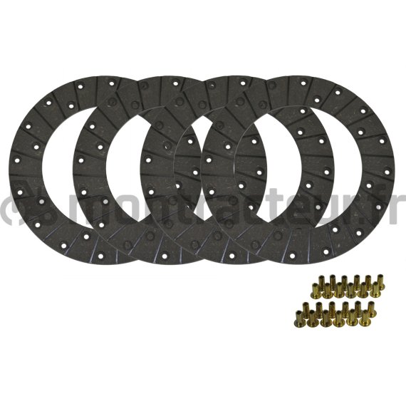 JEU DE GARNITURES DE FREIN Ø 178 MM