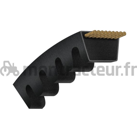 COURROIE TRAPÉZOÏDALE CRANTÉE AVX17 - 1025 LA