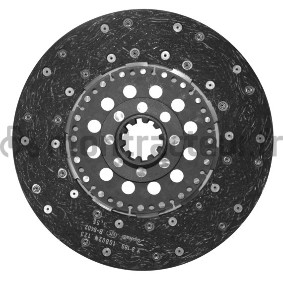 DISQUE D'AVANCEMENT ORGANIQUE RIGIDE - INTERNE Ø 280 - 1.3/4'' - 10 LUK POUR DAVID BROWN - VALMET/VALTRA